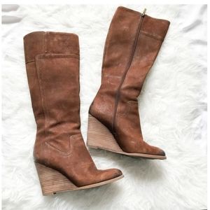Franco Sarto‎ distressed tall boots